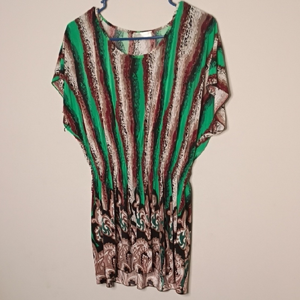 Elegant Striped Women's Tunic - Picture 1 of 1